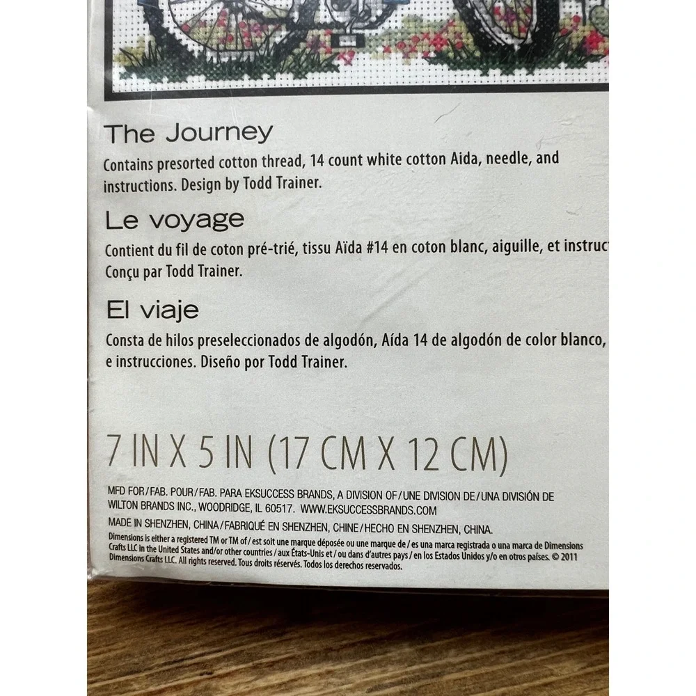 Dimensions The Journey Counted Cross Stitch Kit 71-06245 Todd Trainer 7x5 New